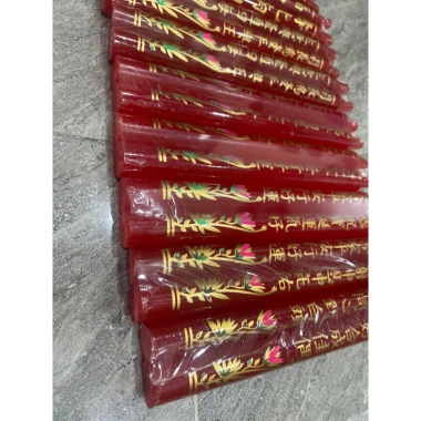 Đèn cầy cây Bông cao 25cm – Cặp 1 cây, Đường kính 2cm, Giảm giá còn 34.000đ