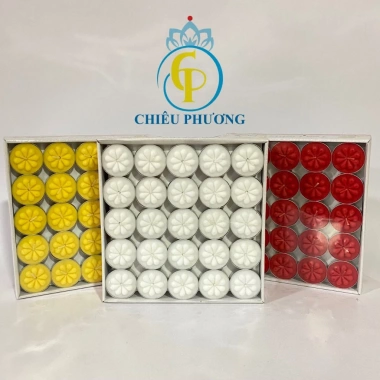Đèn Cầy Cúng Sao Hộp 100 Viên - Thắp Sáng 4h, Giá Ưu Đãi 105.000₫, Giá Gốc 135.450₫
