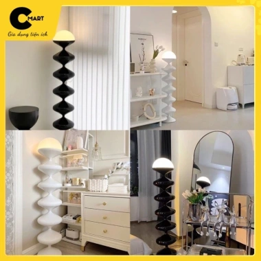 Đèn Cây Đứng CM21 Thiết Kế Thân Lượn Sóng, Đèn Sàn Hiện Đại Tối Giản – Giá 725.000₫ 9