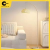 Đèn Cây Đứng Đèn Sàn Cong Lồng Đan Siêu Chill CM33 – Hiện đại, ánh sáng ấm, giảm 20%