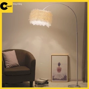 Đèn Cây Đứng Đèn Sàn Lông Vũ Dáng Cong Hiện Đại Trang Trí Phòng Khách Giá Ưu Đãi 495k 12 Đèn Cây Đứng Đèn Sàn Lông Vũ Dáng Cong Hiện Đại Trang Trí Phòng Khách Giá Ưu Đãi 495k 12