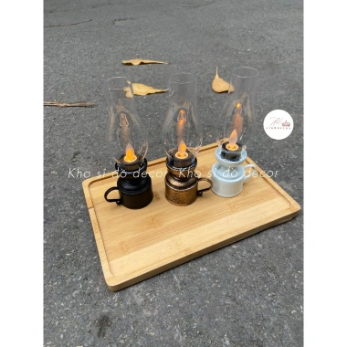 Đèn Cầy Giả Cổ Điển NDT052 Dùng Pin - Đèn Thờ, Decor Giáng Sinh, Giá 49.500₫