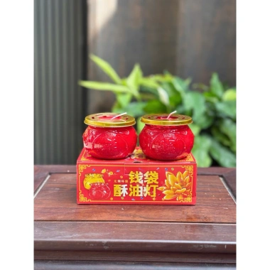 Đèn cầy nến bơ hình túi tiền – cháy 1‑3 ngày, set cặp giảm giá 159.000₫ 9