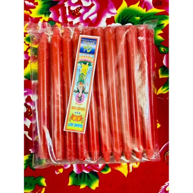Đèn cầy nến thơm Quang Huy 1kg màu đỏ - Nhiều loại, giảm giá 45.000 VND 4