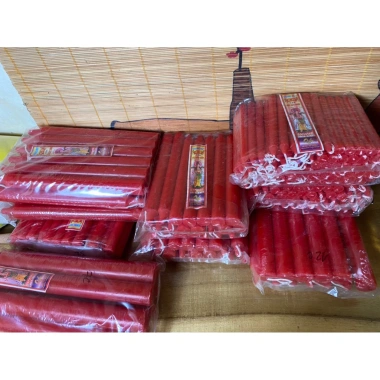Đèn cầy nến thơm Quang Huy 1kg màu đỏ - Nhiều loại, giảm giá 45.000 VND 8
