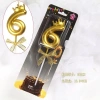 Đèn Cầy Nhũ Vương Miện - Nến Số Nhũ Sang Trọng Trang Trí Bánh Sinh Nhật Giá 4.964₫ 2