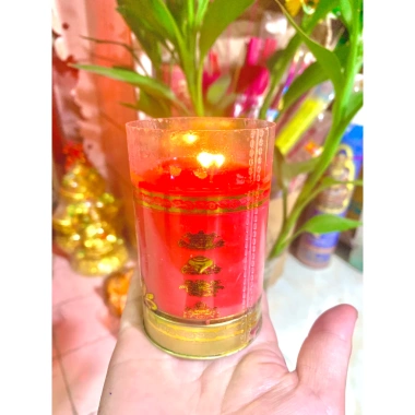 Đèn cầy sáp bơ thơm Malaysia - 1 ngày, giảm giá 55k, hương dịu nhẹ, 1 cặp