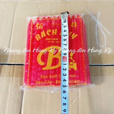 Đèn cầy sáp đỏ 32 cây 14.5cm - Giá chỉ 52.000 đồng, giảm mạnh, ánh sáng ấm áp, phù hợp tiệc và lễ 2