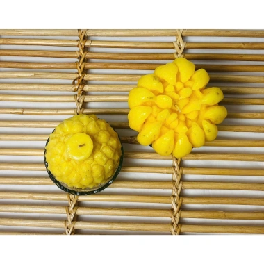 Đèn Cầy Sáp Ong Hình Hoa Sen, Phật Thủ, Quả Dứa - Độc Đáo, Tinh Tế, Giá chỉ 59.000 VND 8