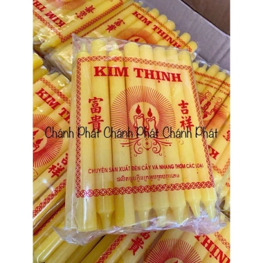 Đèn Cầy Sáp Thơm 18 Cây 1kg Cao 20cm Đường Kính 2cm Màu Đỏ Vàng Trắng Giá chỉ 98.000 VND