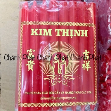 Đèn Cầy Sáp Thơm Loại 1 Đỏ Vàng 1kg - Giá 98.000đ, Chọn 12‑60 Cây 2
