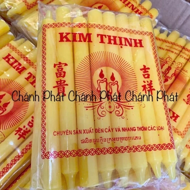 Đèn Cầy Sáp Thơm Loại 1 Đỏ Vàng 1kg - Giá 98.000đ, Chọn 12‑60 Cây 3