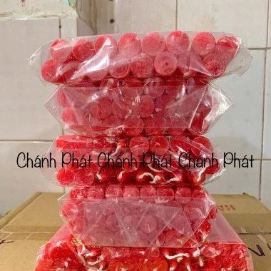 Đèn Cầy Sáp Thơm Loại 1 Đỏ Vàng 1kg - Giá 98.000đ, Chọn 12‑60 Cây 8