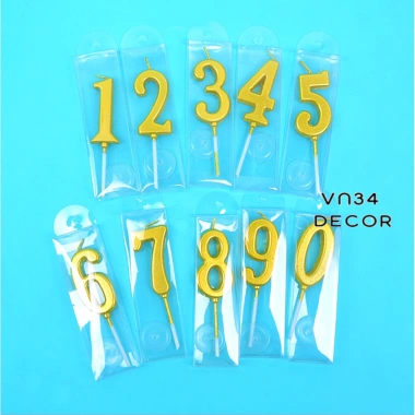 Đèn Cây Số Nhũ Sinh Nhật – Nến Số Nhũ Trang Trí Bánh Kem Giá Chỉ 2.138₫ Khuyến Mãi