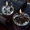 Đèn cầy thủy tinh trong suốt Handmade Guaguafufu - Chân nến mộc mạc, trang trí Giáng Sinh và bàn ăn