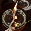 Đèn cầy thủy tinh trong suốt Handmade Guaguafufu - Chân nến mộc mạc, trang trí Giáng Sinh và bàn ăn 4