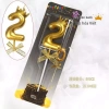 Đèn Cầy Vương Miện Nhũ Trang Trí Bánh – Nến Số Sinh Nhật Cao Cấp, Hoàn Hảo Bánh Kem – Giá 5.611 VND 4