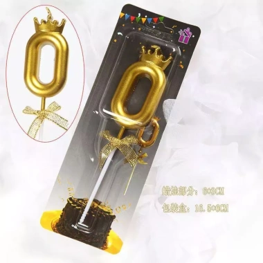 Đèn Cầy Vương Miện Nhũ Trang Trí Bánh – Nến Số Sinh Nhật Cao Cấp, Hoàn Hảo Bánh Kem – Giá 5.611 VND