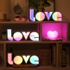 Đèn chữ LOVE 3D hộp LED để bàn - Trang trí phòng ngủ, phòng khách, bàn PC - Mẫu mới 2.024, giá chỉ 30.000 VND