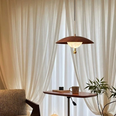 Đèn chùm cổ điển hạt óc chó - ánh sáng ấm áp cho phòng ăn, bếp, quán café, giá 528.000 VNĐ 3
