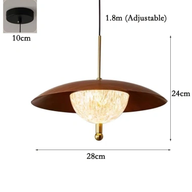 Đèn chùm cổ điển hạt óc chó - ánh sáng ấm áp cho phòng ăn, bếp, quán café, giá 528.000 VNĐ 10