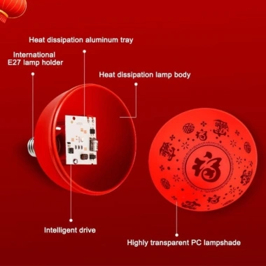 Đèn chuyển màu không thấm nước E27 - Ổ cắm lễ hội, trang trí nhà, giá 70.400₫ 9