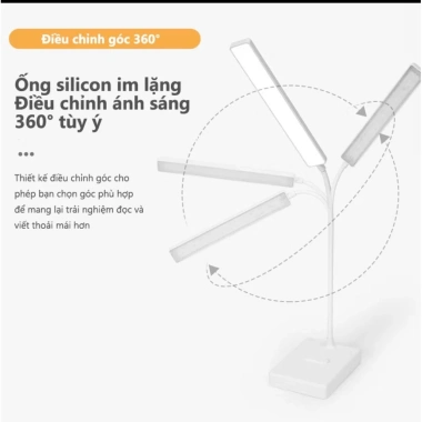 Đèn Đài Sạc LED Tiết Kiệm 3 Chế Độ Ngăn Cận Thị Đèn Đọc Học Tập Giá 116.000₫
