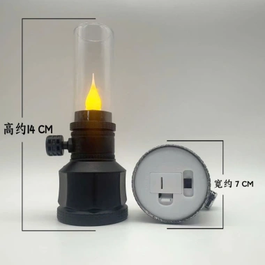 Đèn Dầu Cổ Điển Dùng Pin, Đèn Thờ Trang Trí, Giá Ưu Đãi 34.5k