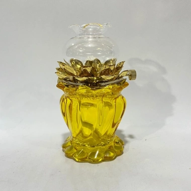 Đèn dầu thờ cúng hoa sen 033 cao 15cm - Giá chỉ 89.000₫, chất liệu bền, thiết kế tinh tế 7