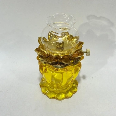 Đèn dầu thờ cúng hoa sen 033 cao 15cm - Giá chỉ 89.000₫, chất liệu bền, thiết kế tinh tế 9