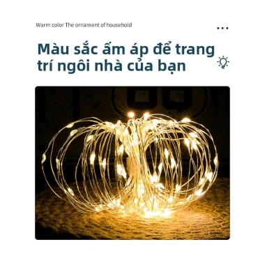 Đèn dây đồng năng lượng mặt trời 4 màu 8 chức năng - Đèn lồng ngoài trời cắm trại, 136.978₫ 3 Đèn dây đồng năng lượng mặt trời 4 màu 8 chức năng - Đèn lồng ngoài trời cắm trại, 136.978₫ 3