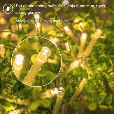 Đèn dây LED 200 20m Twinkle Full Copper – Đèn pha lê đa màu, trang trí đám cưới, Giáng sinh, giá ưu đãi 59.999đ 3 Đèn dây LED 200 20m Twinkle Full Copper – Đèn pha lê đa màu, trang trí đám cưới, Giáng sinh, giá ưu đãi 59.999đ 3