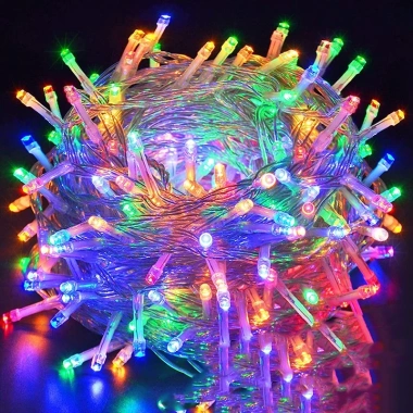 Đèn dây LED 200 20m Twinkle Full Copper – Đèn pha lê đa màu, trang trí đám cưới, Giáng sinh, giá ưu đãi 59.999đ