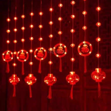 Đèn dây LED chống nước 220V cắm 3M - Trang trí Tết Nguyên Đán, Giảm giá 191,398₫ 7