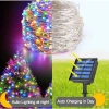 Đèn dây LED năng lượng mặt trời chống nước 8 chế độ Giáng sinh - 55.000₫