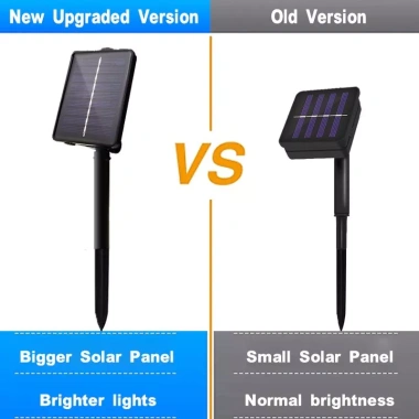 Đèn dây LED năng lượng mặt trời chống nước 8 chế độ Giáng sinh - 55.000₫