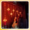 Đèn dây LED nháy hình cầu lồng đỏ 10cm - Trang trí Noel, Giáng sinh, Năm mới may mắn, giá 145.000₫ 4
