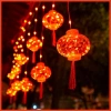 Đèn dây LED nháy hình cầu lồng đỏ 10cm - Trang trí Noel, Giáng sinh, Năm mới may mắn, giá 145.000₫ 7