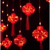 Đèn dây LED nháy hình cầu lồng đỏ 10cm - Trang trí Noel, Giáng sinh, Năm mới may mắn, giá 145.000₫ 9