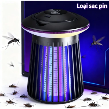 Đèn diệt muỗi QQT 7 màu USB - Diệt muỗi hiệu quả, dùng trong nhà & du lịch, sạc pin, chỉ 70.000đ