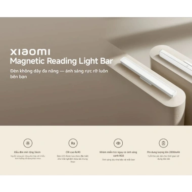 Đèn Đọc Sách Xiaomi Magnetic Light Bar – Chính hãng, BH 1 năm, giảm còn 490.000₫ 7 Đèn Đọc Sách Xiaomi Magnetic Light Bar – Chính hãng, BH 1 năm, giảm còn 490.000₫ 7