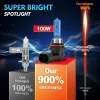 Đèn Đôi Halogen 100W 6.000K Canbus Cho Hyundai Accent 2.018-2.022 Siêu Trắng 800% 8