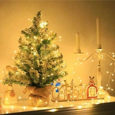Đèn Đom Đóm LED Rễ Cây Trang Trí Tiệc Cây Thông Noel Giáng Sinh Tết Giá 77.000 VND 3
