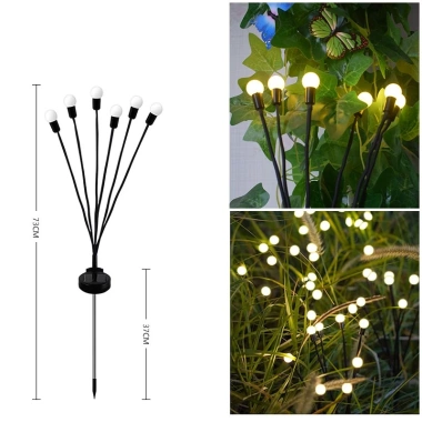 Đèn Đom Đóm Năng Lượng Mặt Trời - Đèn LED Trang Trí Sân Vườn, Giảm còn 28k 9