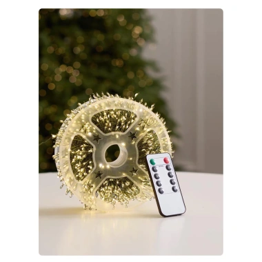 Đèn dóm dóm trang trí Noel 8 chế độ ánh sáng, điều khiển từ xa – Giảm giá 135k 7