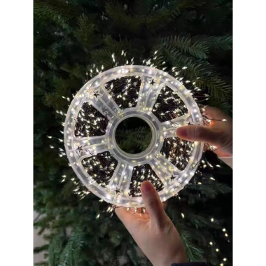 Đèn dóm dóm trang trí Noel 8 chế độ ánh sáng, điều khiển từ xa – Giảm giá 135k 9