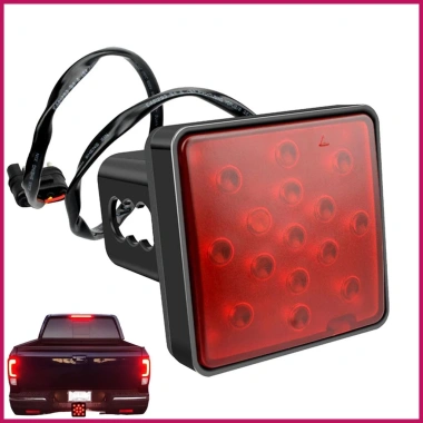 Đèn đuôi vuông xe tải, đèn phanh có ống kính khói – phù hợp trailer, pomervn, giá ưu đãi 291.500₫