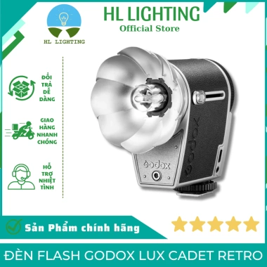 Đèn Flash Godox Lux Cadet Retro & Lux Master Retro - Thiết kế cổ điển, màn hình cảm ứng, giá 2.138.000 VND