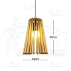 Đèn gỗ lồng đèn treo trang trí - Thiết kế tinh tế, ánh sáng ấm, giá chỉ 15.000₫, phù hợp cho phòng khách, nội thất hiện đại 4