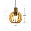 Đèn gỗ lồng đèn treo trang trí - Thiết kế tinh tế, ánh sáng ấm, giá chỉ 15.000₫, phù hợp cho phòng khách, nội thất hiện đại 5